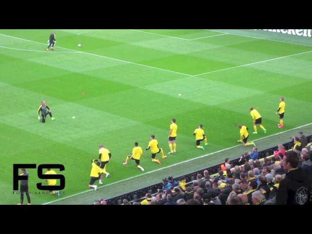 Borussia Dortmund Champions League Pre-Match Warm-Up