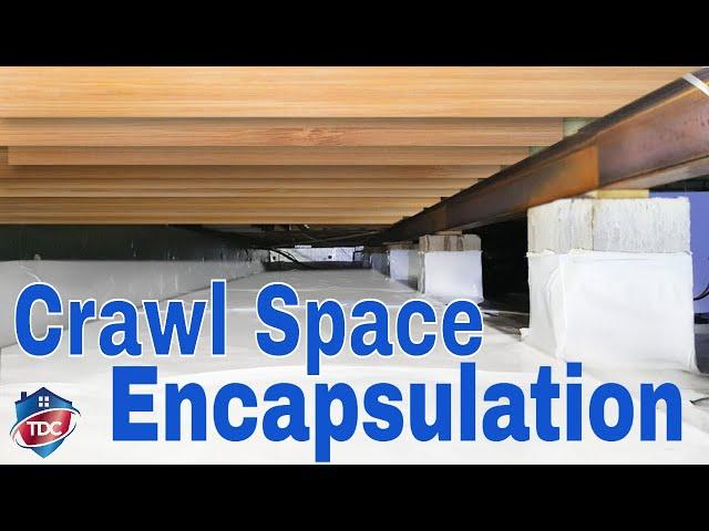 Crawl Space Encapsulation in 6 Steps | Vapor barrier, Dehumidifier, Cleaning & Repair