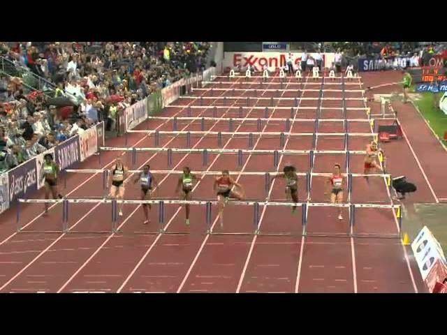 Cute Kristi Castlin @ Bislet Games 2011 Oslo 100M Hurdles - Diamond League