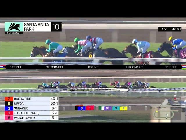 Sneaker wins Race 10 on Sunday, September 29 at Santa Anita Park