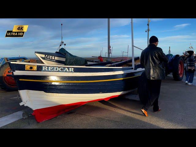 Full walking tour of Redcar Beach and Town Centre in [4K]