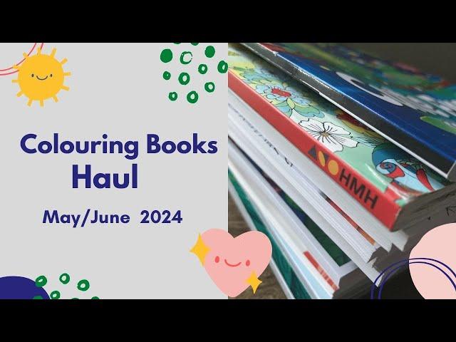 March/ April 2024 Colouring Book Haul