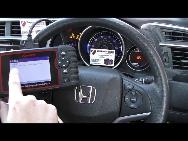 Honda Engine Fix iCarsoft JP V2 0 Honda Check Engine Light Reset Diagnose Demo Review P0353