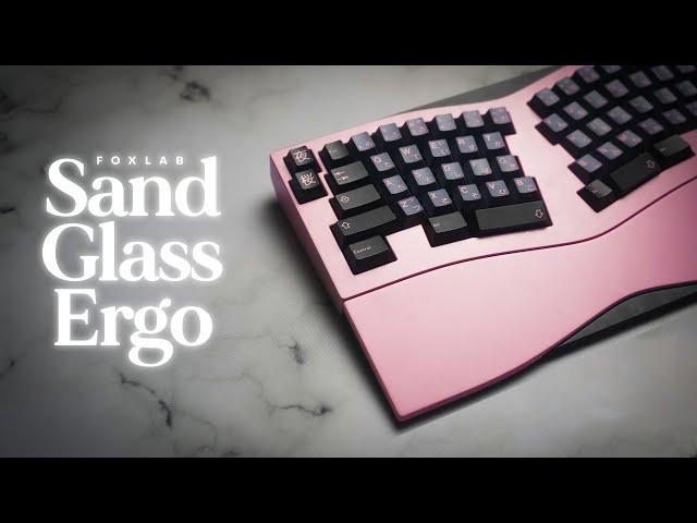 Ergonomics and Style - Sand Glass Ergo Keyboard Showcase