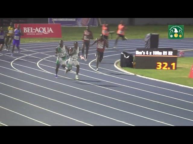 Team NIGERIA wins 4x100m men's relays heat 2 at the All African Games Accra 2024