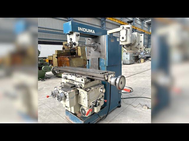Induma Italy Universal Milling Machine - Table 1250 mm x 255 mm