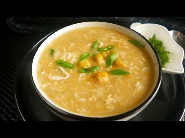 Two eggs and two cans of corn! Corn soup like from a Chinese restaurant in 30 minutes!