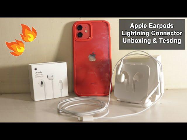 Apple Earpods Lightning Connector Unboxing & Testing