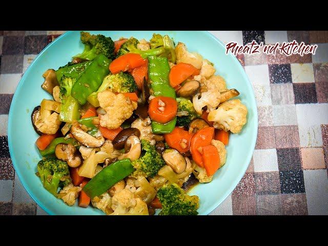 5 minutes! How to Make Mixed Vegetables Stir Fry! Healthy and Delicious Vegetable Recipe!