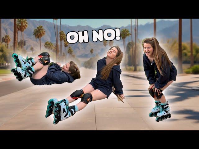 How To FALL, prevent falling and overcome the fear of falling on ROLLERBLADES (inline skates) ️