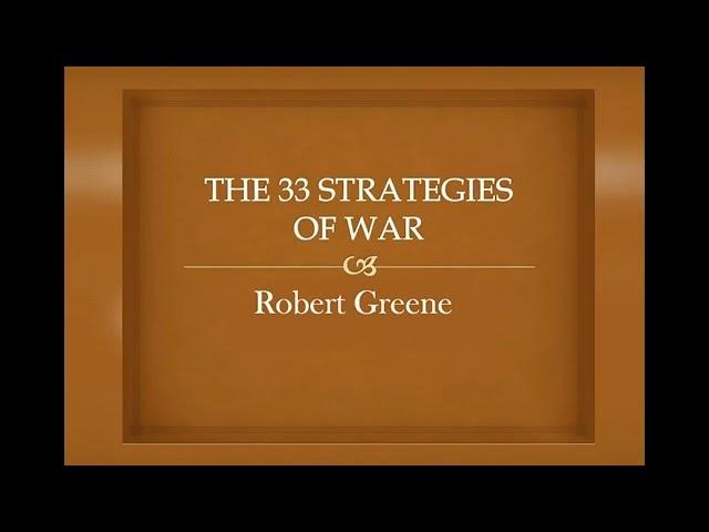 33 Strategies Of War Audiobook