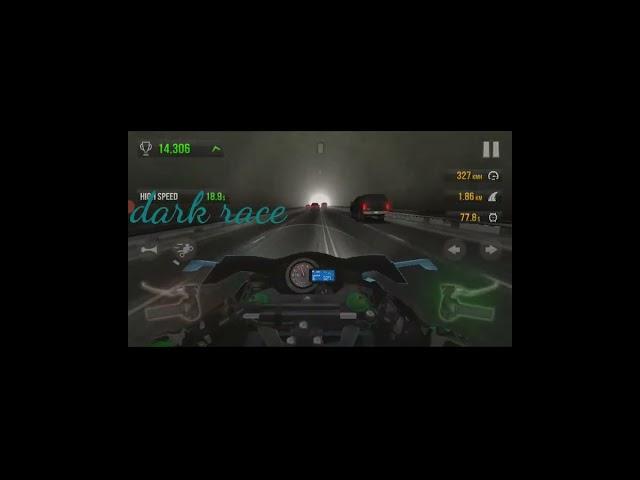 Kawasaki ninja h2 dark race traffic riding game play with mobile #gaming