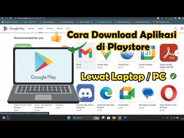  Cara Download Aplikasi di Playstore Lewat Laptop/PC