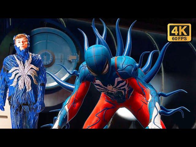 Spider-Man Blue Advanced Suit 2.0 with Matching Tendrils (Stay Positive) - Spider-Man 2