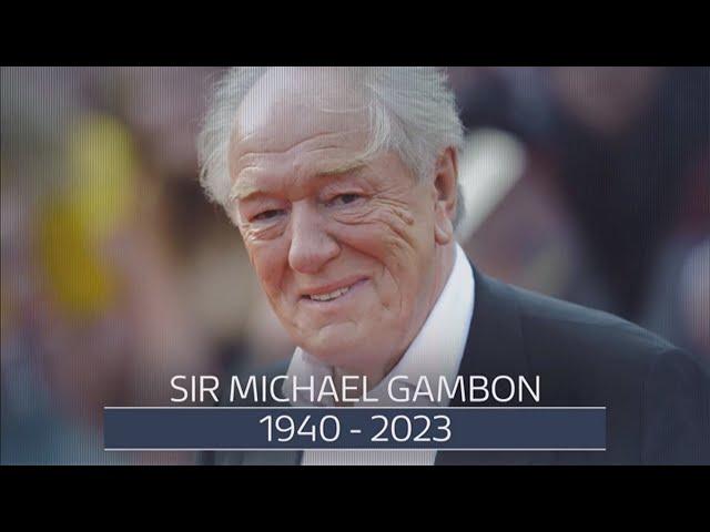 Michael Gambon passes away (1940 - 2023) (Ireland/UK) - BBC&ITV News - 28/Sep/2023