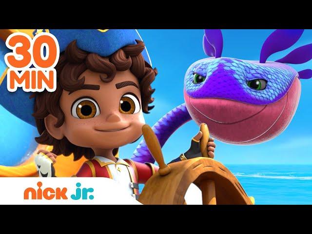 Santiago of the Seas Races Against Sea Dragon!  | 30 Minute Compilation | Nick Jr.