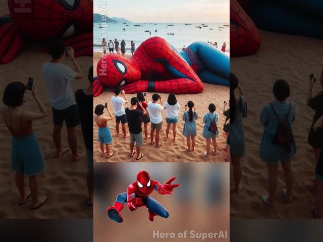 Superheroes as Real Giant  | #shorts #marvel #dc #spiderman #helavsghostriderwhowillwin #hulkhulk