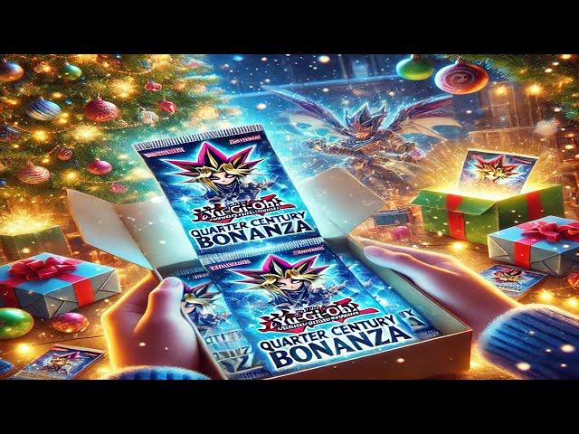 Christmas Magic: Opening Quarter Century Bonanza Packs! #yugioh #yugituber #youtube #cardgame