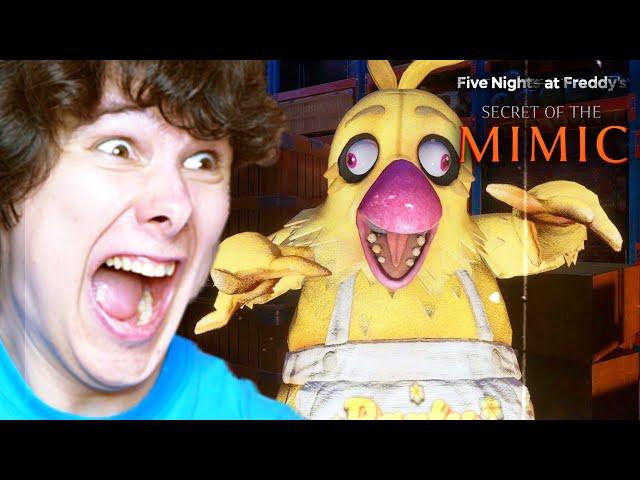 ЧИКА?! -  FNAF SECRET OF THE MIMIC на русском #6 - FNAF SECURITY BREACH 2