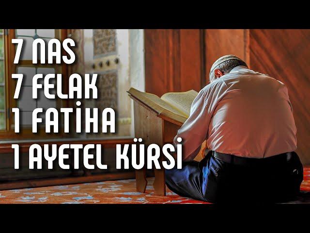 NAZAR DUASI 7 NAS 7 FELAK 1 FATİHA 1 AYETEL KÜRSİ - RUKYE - Lamelif Kuran l Sözler Köşkü