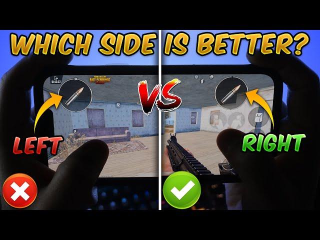 Left vs Right Fire Button (PUBG Mobile & BGMI) Which is better? Guide/Tutorial Tips & Tricks Handcam