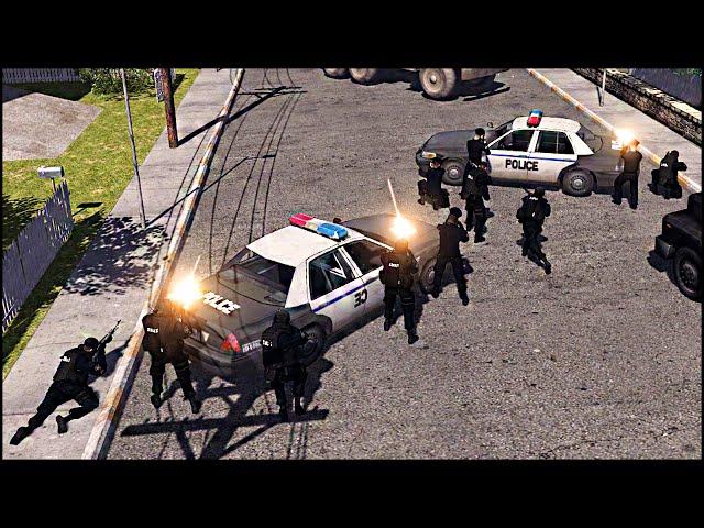 SWAT OFFICERS IN COMBAT - Call of Duty: World War 3 Mod Gameplay