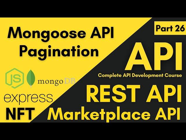 Mongoose Paginate | Ho To Create Custom Paginations Mongoose API | NFT Marketplace API Pagination