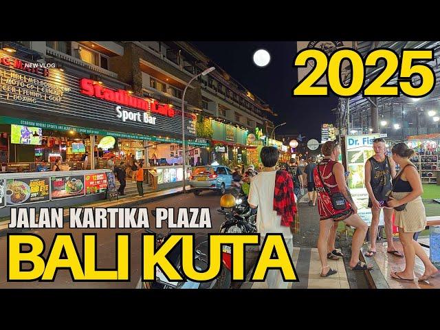 Bali Kuta Night Street Walking Tour Today 2025