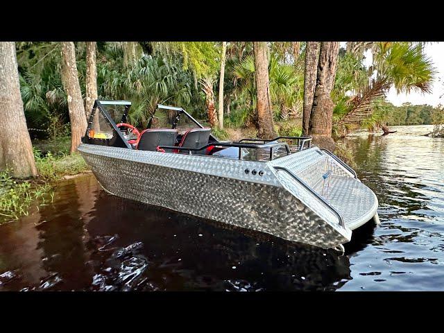 300hp supercharged mini jet-boat makeover. night and day difference.