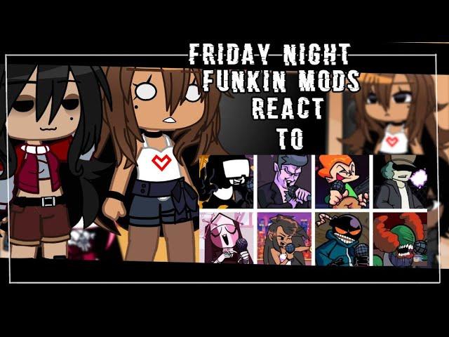 Friday night funkin Mods React To Guns but every turn a different character sing it. | Gacha club |