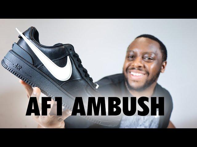 Air Force 1 x AMBUSH Black Phantom On Foot Sneaker Review QuickSchopes 481 Schopes DV3464 001