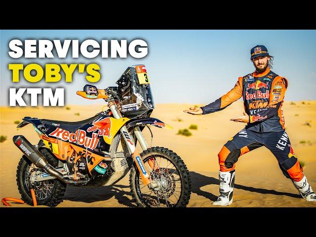 Dakar 2021 Motorcycle Service: Refreshing Toby Price's KTM 450 Rally
