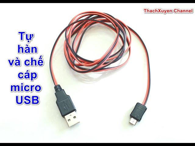 How to fix micro USB 5V power cable (only 5 minutes)