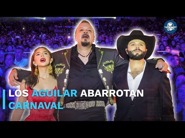 Los Aguilar dan concierto con lleno total en el Carnaval de Mazatlán 2025