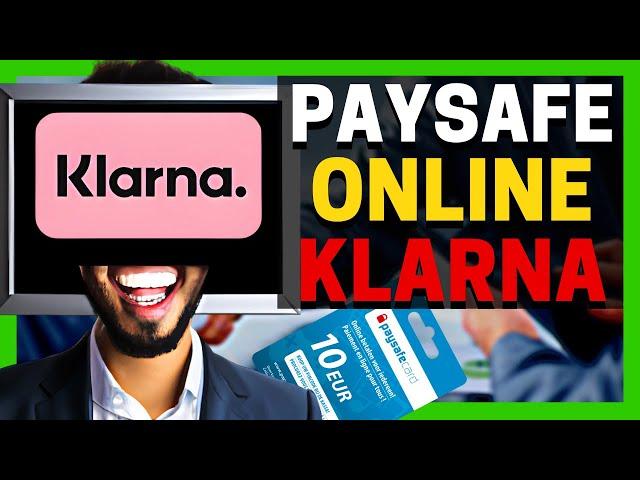 Paysafecard online kaufen Lastschrift über Klarna