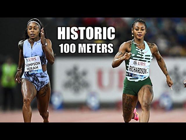 Sha'Carri Richardson VS Elaine Thompson-Herah! || 2023 Prefontaine Classic Women's 100 Meters