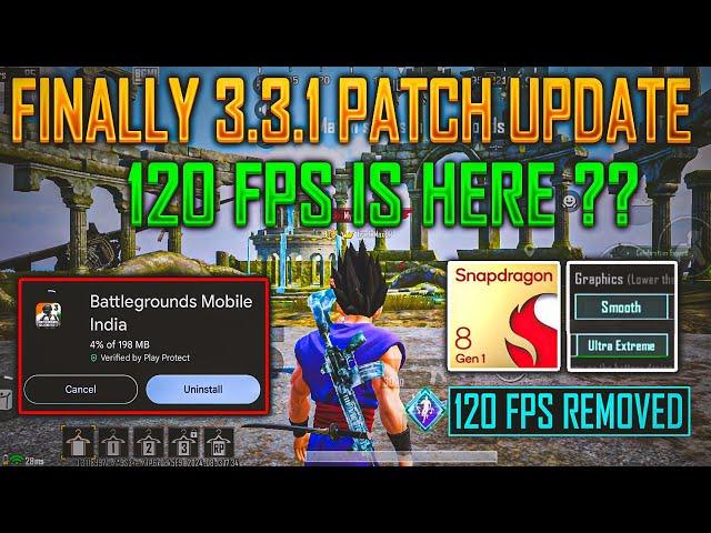 Finally 3.3.1 Official Update | 120 Fps Is Here ?? | No More Server Problem | Crash issue ?