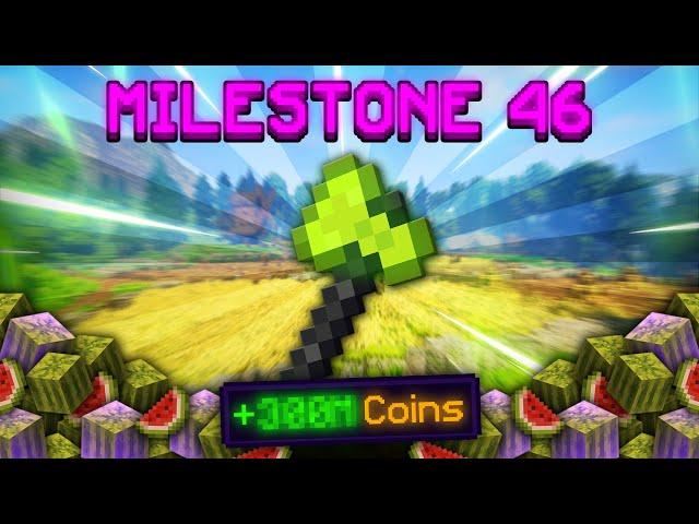 we made so many coins maxing this crop (Hypixel Skyblock IRONMAN)