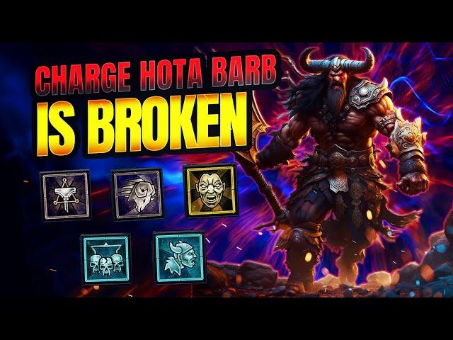 The One Charge HOTA Build That DESTROYS EVERYTHING Endgame (No Ubers) | Diablo 4 Season 3