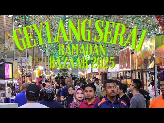 GEYLANG SERAI RAMADAN BAZAAR 2025!SINGAPORE'S BIGGEST RAMADAN BAZAAR! 