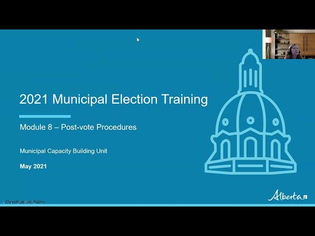 Returning Officer Training – Module 8: Post-vote Procedures