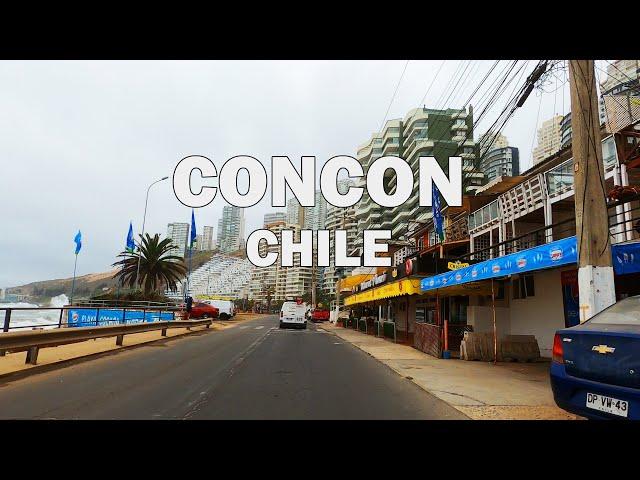 Concon, Chile - Driving Tour 4K