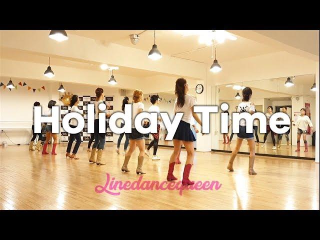 Holiday Time Line Dance ( Improver 2S)  Niels Poulsen Demo & Count