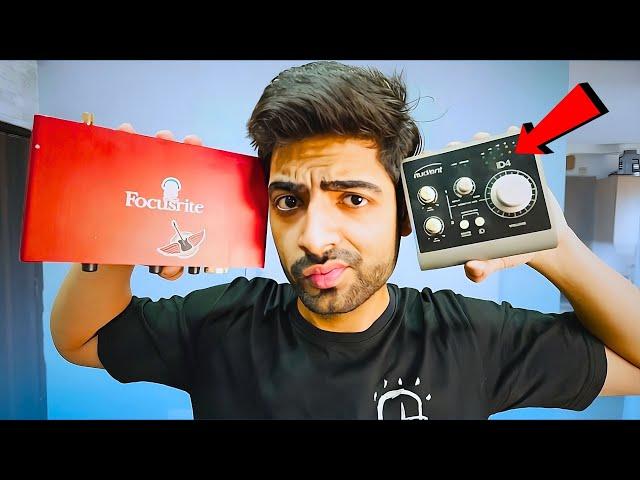 Best Audio Interface Under ₹15,000? | Focusrite Scarlett 2i2 vs Audient iD4