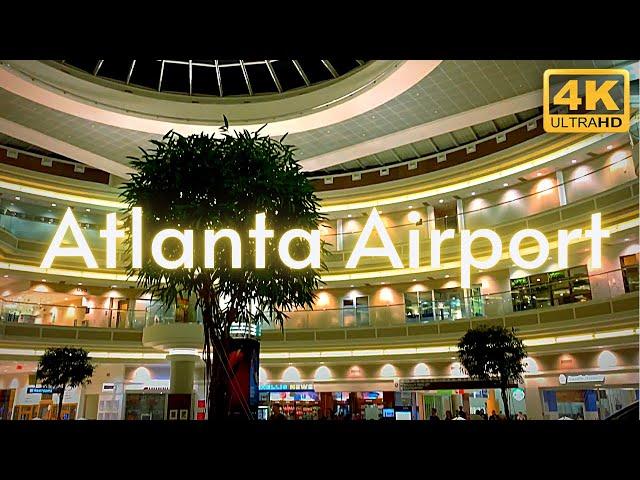 Atlanta Airport Tour Train 4k ATL Hartsfield-Jackson