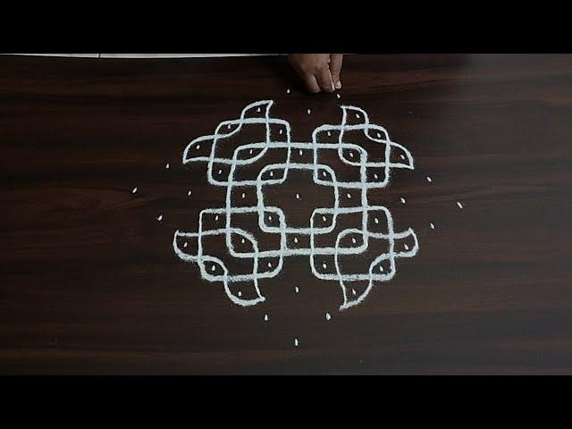 7dots Melikala,Chukkala muggulu Sikku,Neli kolam Beginners rangoli Maasi kolam@Jayanthiravikumarart