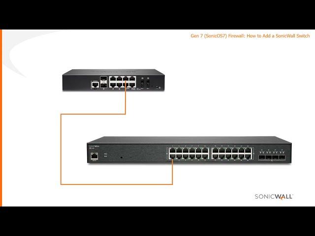 How to Add a SonicWall Switch to a SonicOS 7 Firewall