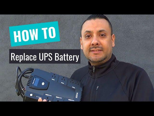 How to replace UPS battery
