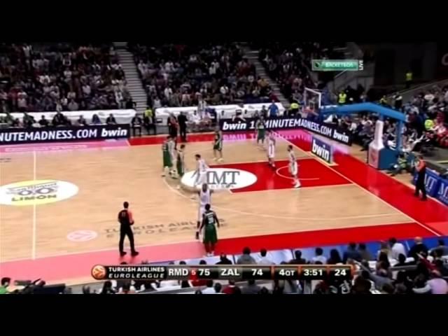 Rudy's night against Zalgiris