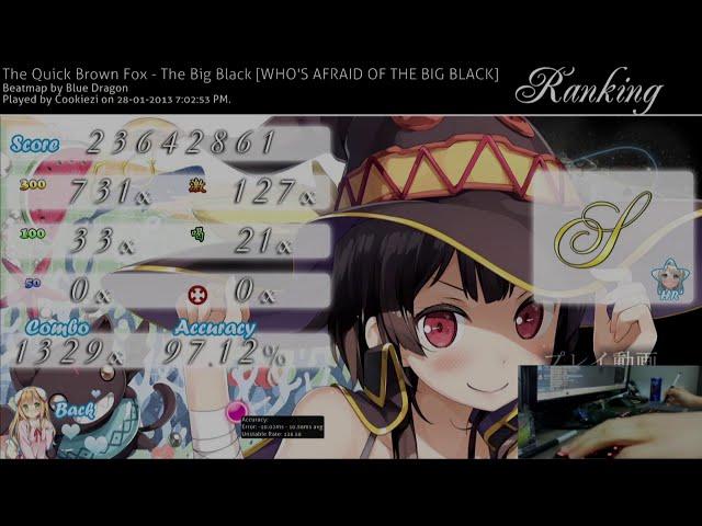 if Cookiezi FC Big Black with HR + Handcam | ReplayEdit